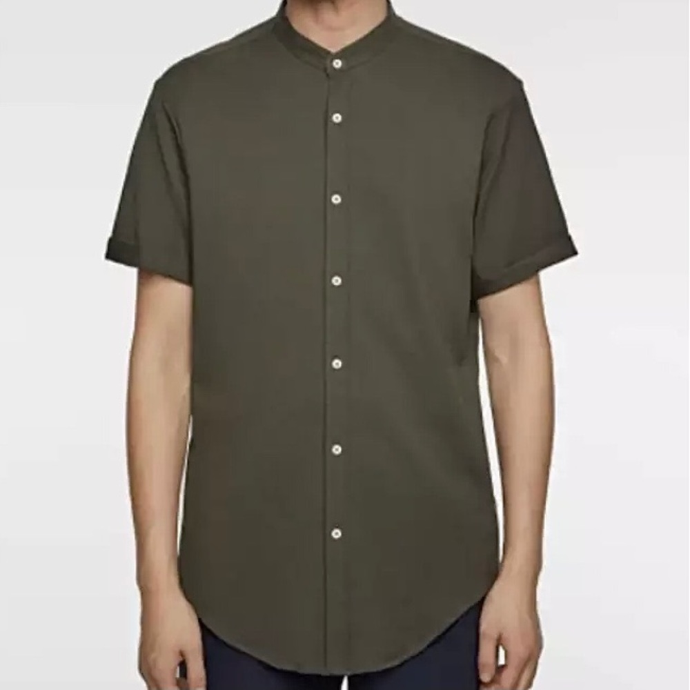 Zara Pique Shirt | Slim Fit